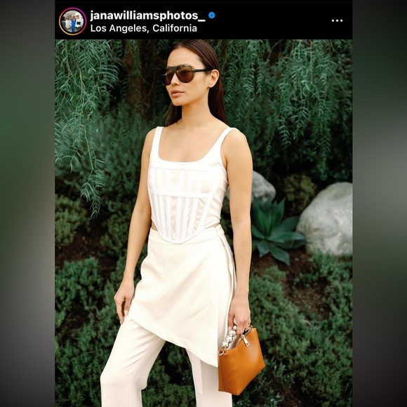 Esme Tan Top Handle Vegan Mini Bag - Picture 6 of 9